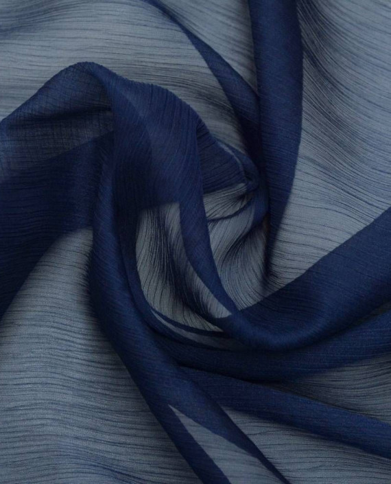Ткань Шифон 0021 цвет синий картинка