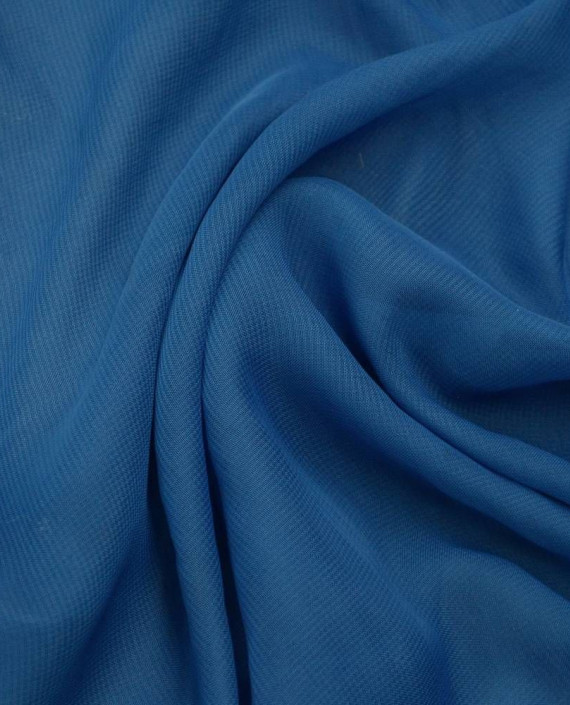 Ткань Шифон 0028 цвет синий картинка 2