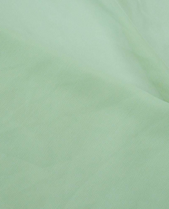  Последний отрез-2.5 м Ткань Шифон 10035 цвет зеленый картинка 2