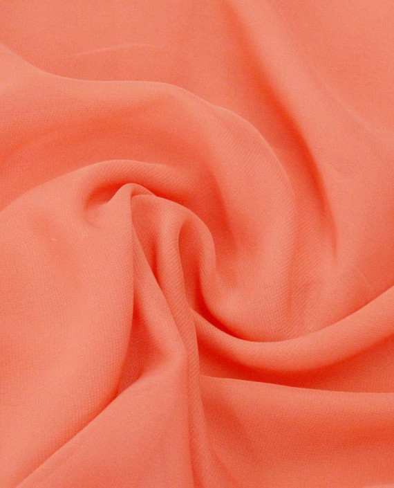 Ткань Шифон 0037 цвет оранжевый картинка 2
