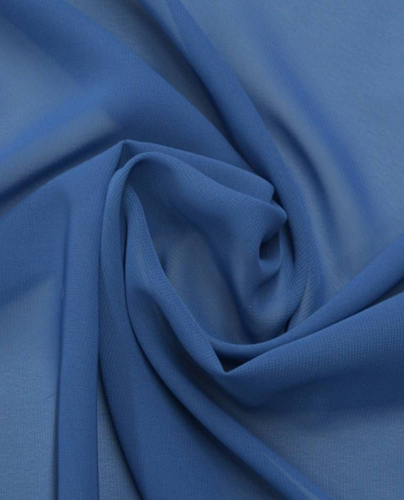 Ткань Шифон 0046 цвет синий картинка