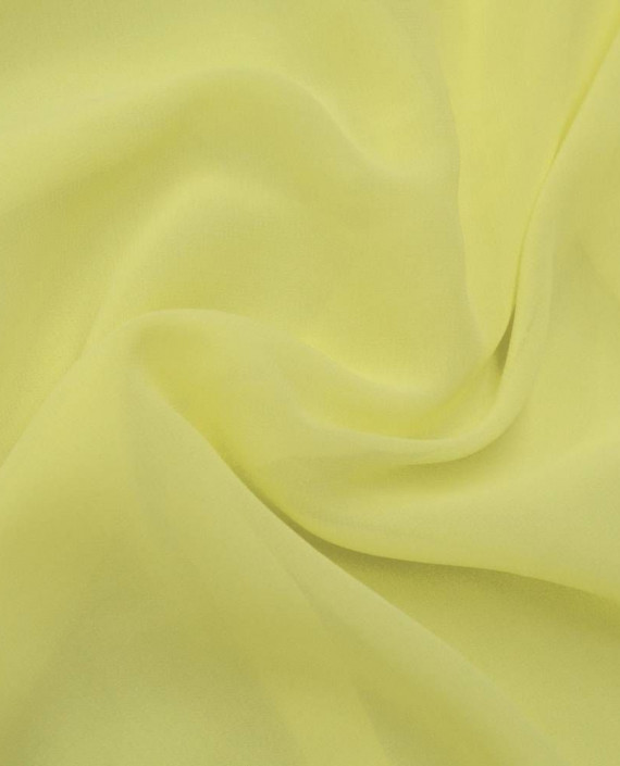 Ткань Шифон-стрейч 0052 цвет желтый картинка 2