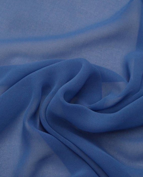Ткань Шифон 0054 цвет синий картинка