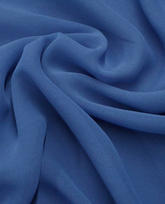 Ткань Шифон 0054 цвет синий картинка 2