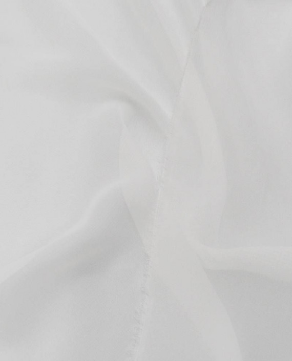 Ткань Шифон  0055 цвет белый картинка 1