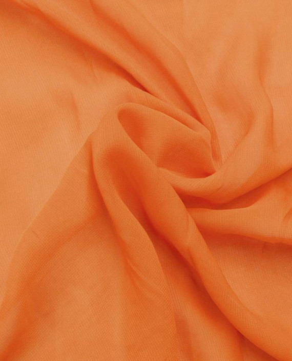 Последний отрез-3.6м Ткань Шифон 10059 цвет оранжевый картинка