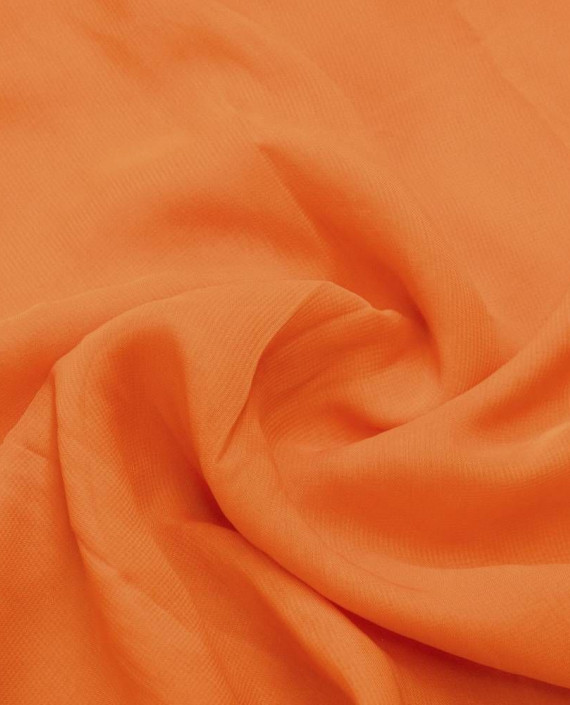 Последний отрез-3.6м Ткань Шифон 10059 цвет оранжевый картинка 2