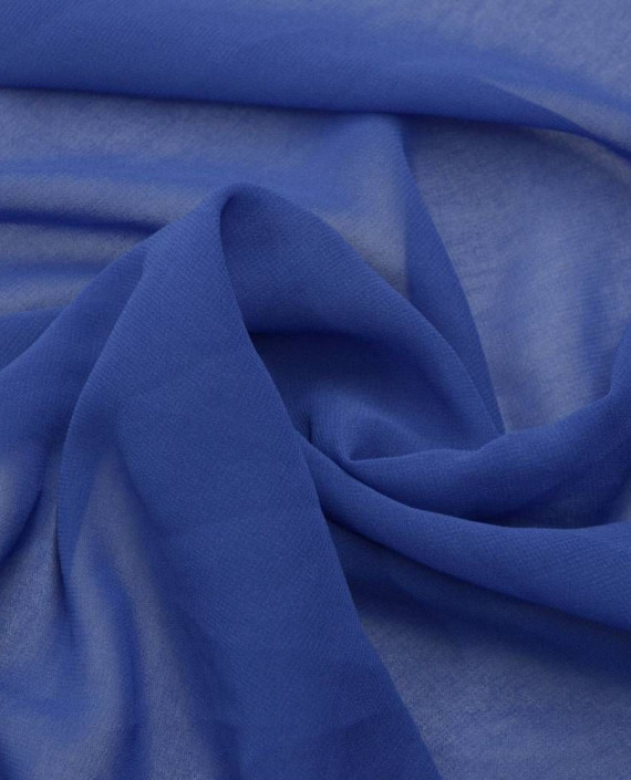 Ткань Шифон 0063 цвет синий картинка