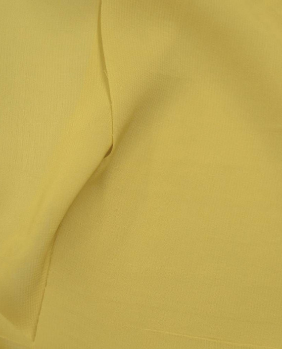 Последний отрез-2.4м Ткань Шифон   20067 цвет желтый картинка 1