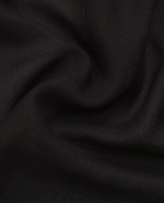 Ткань Шифон 0071 цвет черный картинка 1