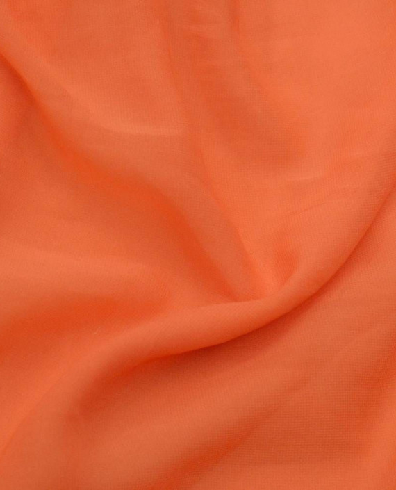 Ткань Шифон 0098 цвет оранжевый картинка 2