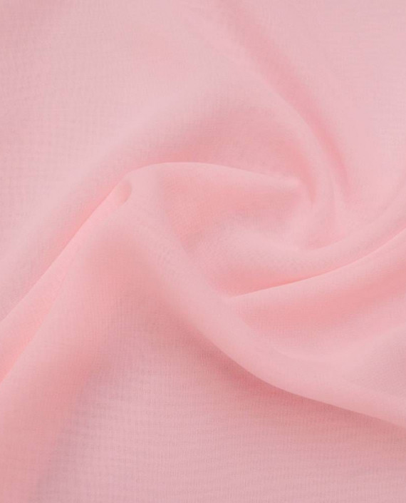 Ткань Шифон 0134 цвет розовый картинка 2