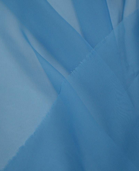 Ткань Шифон 0141 цвет голубой картинка 2