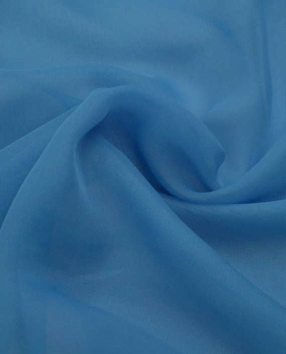 Ткань Шифон 0141 цвет голубой картинка 1