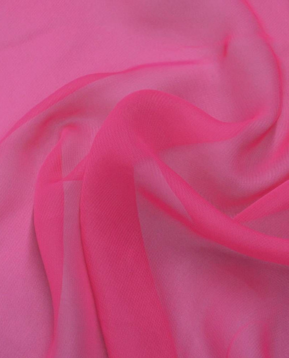 Последний отрез-2.9м Ткань Шифон 10151 цвет розовый картинка