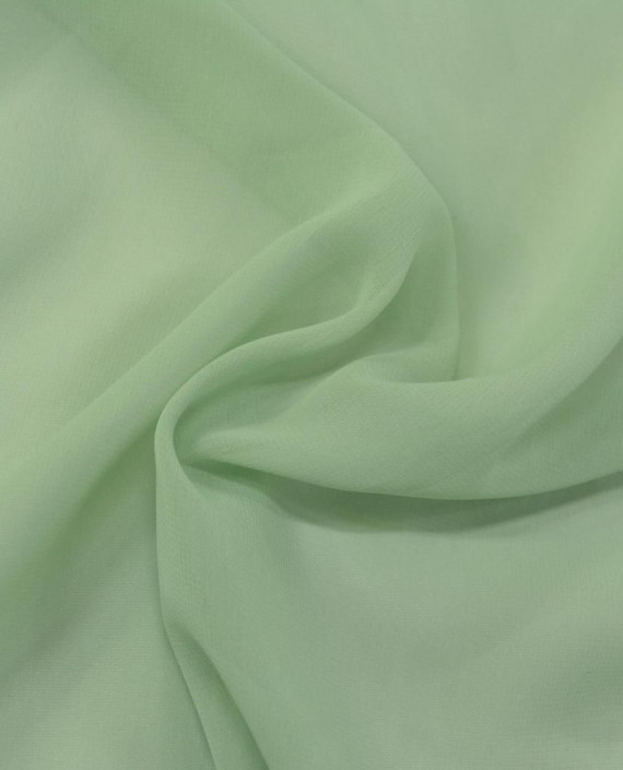 Последний отрез-2.5м Шифон однотонный 10476 цвет зеленый картинка
