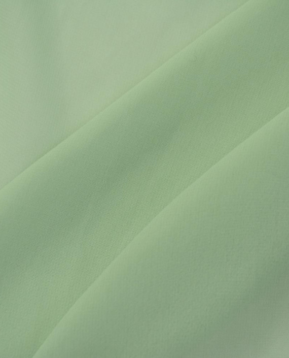 Последний отрез-2.5м Шифон однотонный 10476 цвет зеленый картинка 2