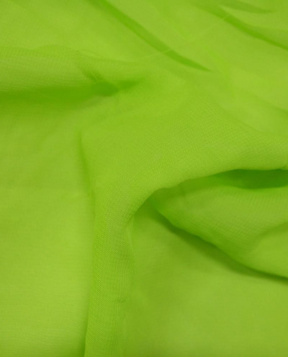 Последний отрез-3.2м Шифон однотонный 10479 цвет зеленый картинка