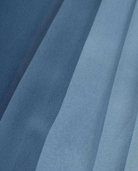Креп шифон градиент 0500 цвет голубой геометрический картинка