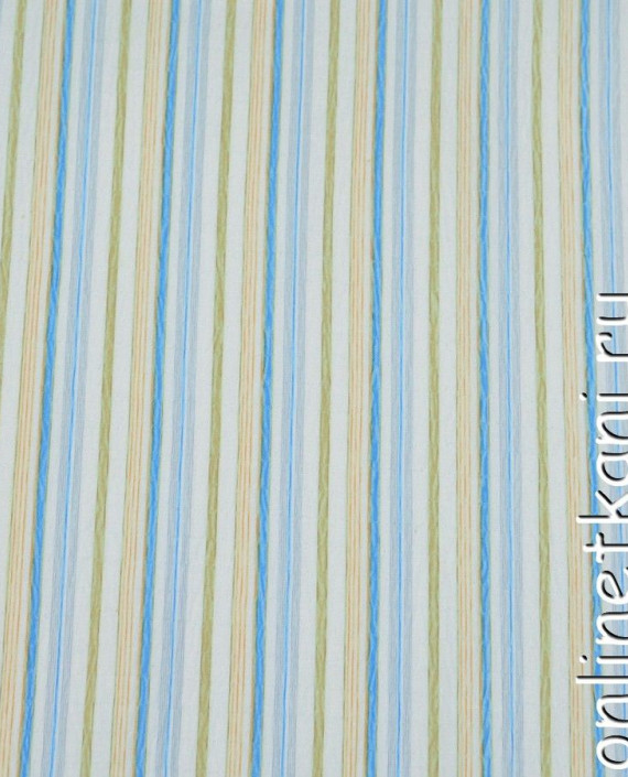 Ткань Шифон Набивной 0206 цвет разноцветный в полоску картинка