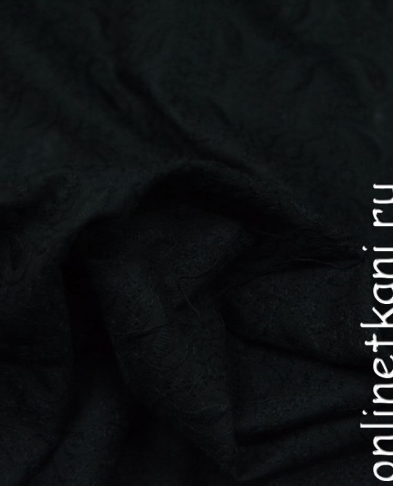 Ткань Шитье 0013 цвет черный картинка