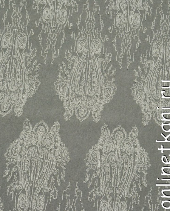 Ткань Шитье 0025 цвет серый абстрактный картинка
