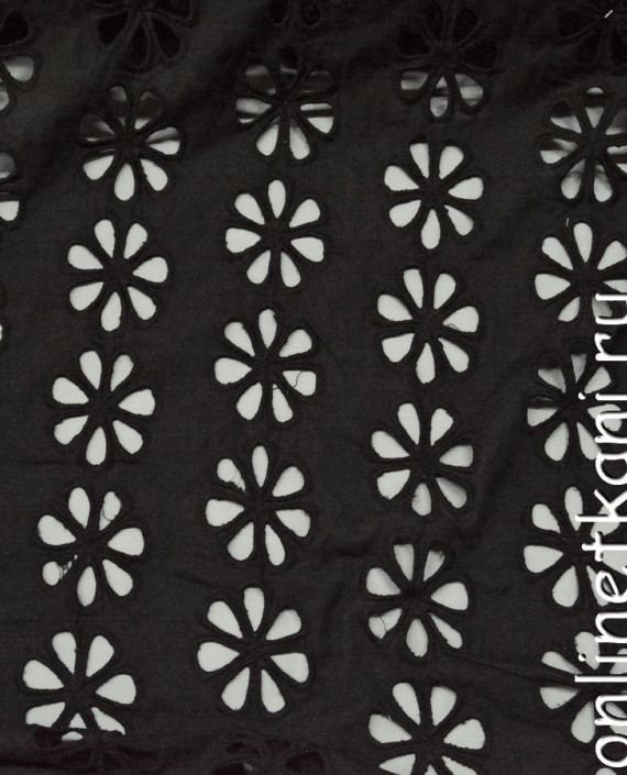 Ткань Шитье 0036 цвет серый цветочный картинка