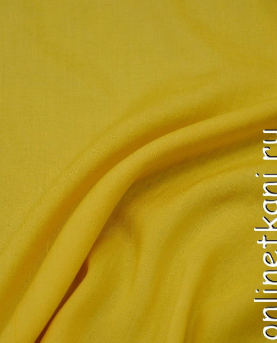 Ткань Штапель 236 цвет желтый картинка 2