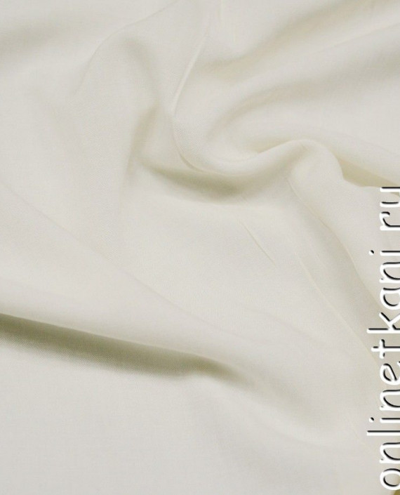 Ткань Штапель 238 цвет белый картинка 2