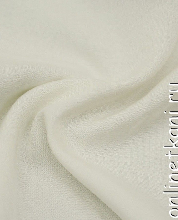 Ткань Штапель 250 цвет белый картинка 1