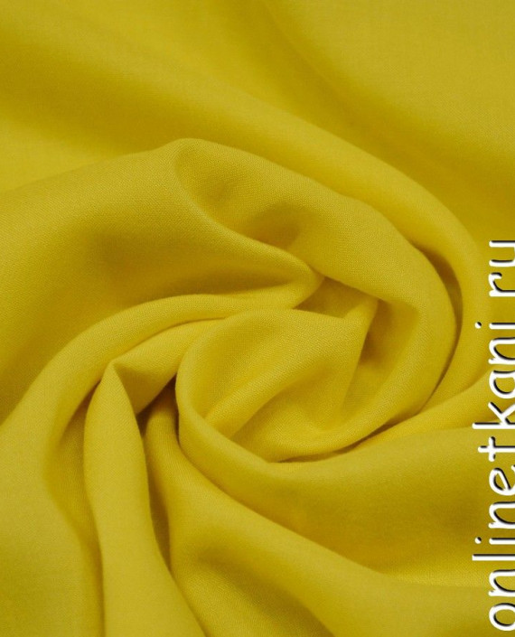 Ткань Штапель 259 цвет желтый картинка 1