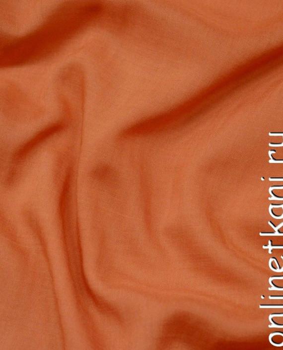 Ткань Штапель 282 цвет оранжевый картинка