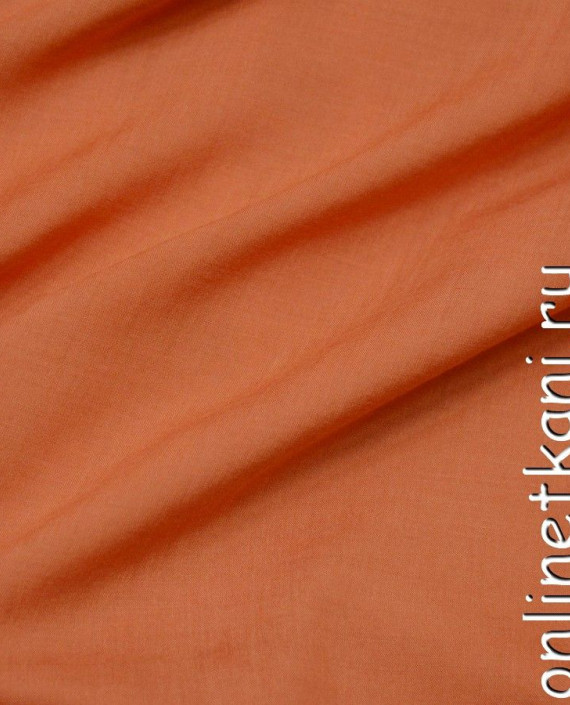 Ткань Штапель 282 цвет оранжевый картинка 2