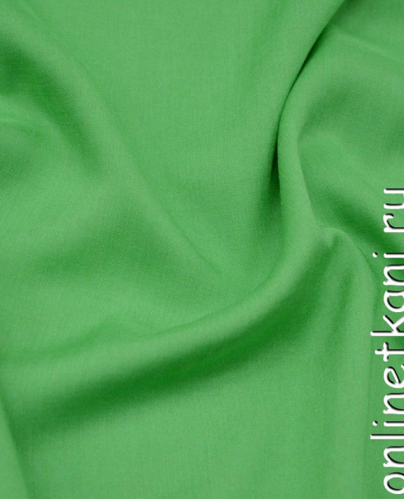 Ткань Штапель 285 цвет зеленый картинка