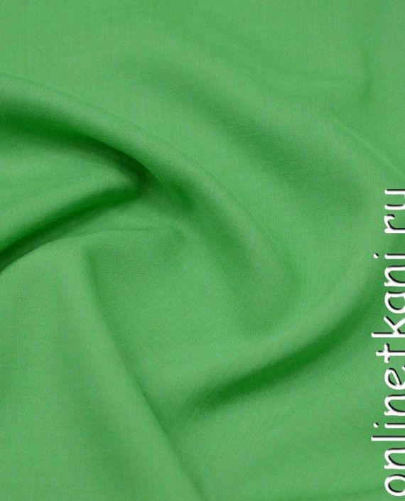 Ткань Штапель 285 цвет зеленый картинка 1