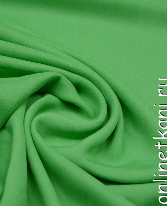 Ткань Штапель 285 цвет зеленый картинка 2
