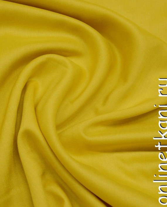 Ткань Штапель 293 цвет желтый картинка 2