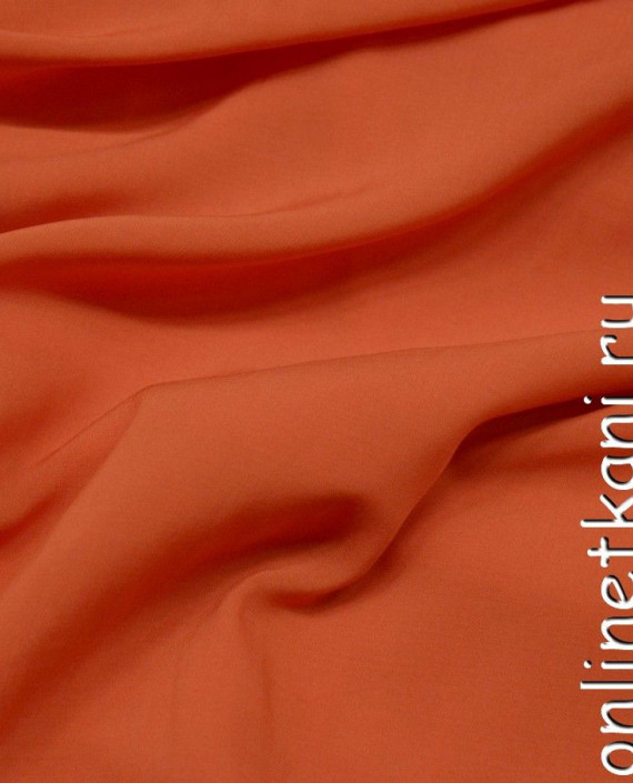 Ткань Штапель 294 цвет оранжевый картинка