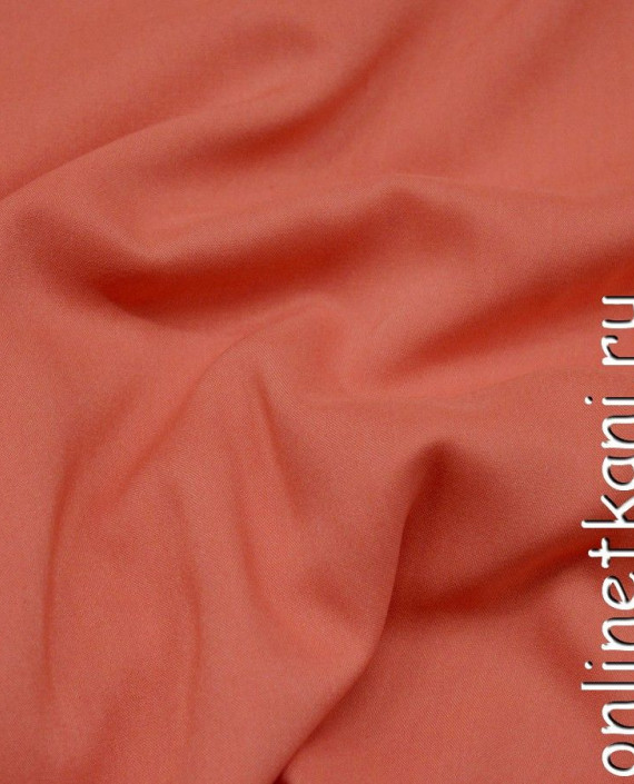 Ткань Штапель 296 цвет оранжевый картинка