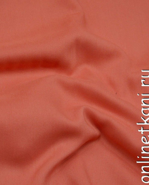 Ткань Штапель 296 цвет оранжевый картинка 2