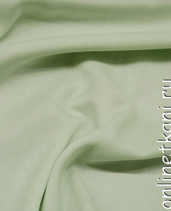 Ткань Штапель 298 цвет зеленый картинка 2