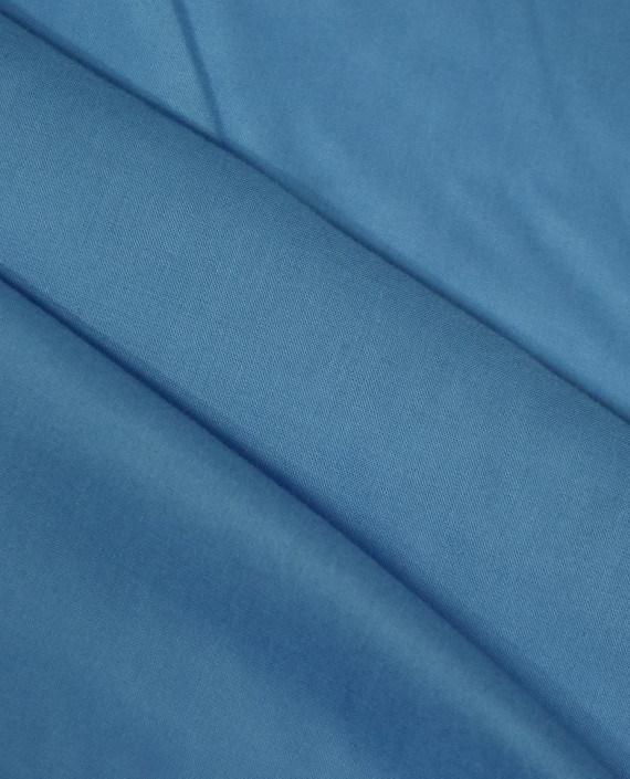 Ткань Штапель Однотонный 324 цвет голубой картинка 1