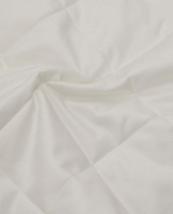 Ткань Курточная Стеганая 024 цвет белый картинка