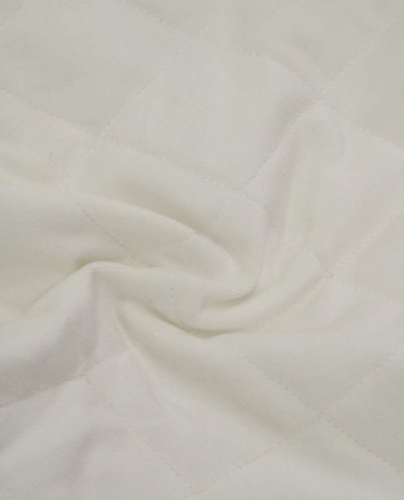 Ткань Курточная Стеганая 040 цвет белый картинка