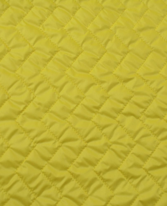 Курточная стеганная 106 цвет желтый геометрический картинка