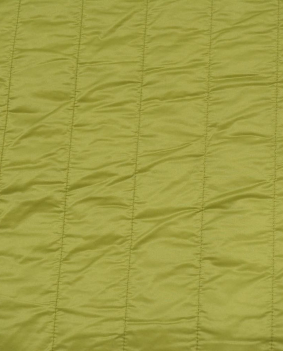 Последний отрез-0.8м Курточная Стеганная двухсторонняя 1145 цвет зеленый полоска картинка