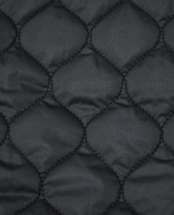 Курточная Стеганая 178 цвет черный геометрический картинка
