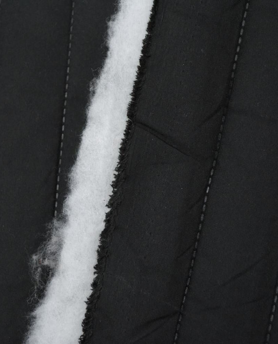 Курточная Термостеганная 182 цвет черный полоска картинка 1