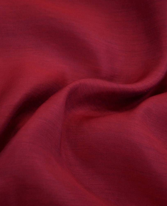 Ткань Тафта 113 цвет бордовый картинка 1