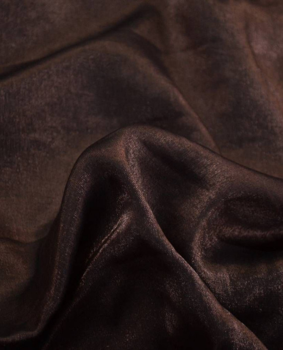 Ткань Тафта 115 цвет коричневый картинка